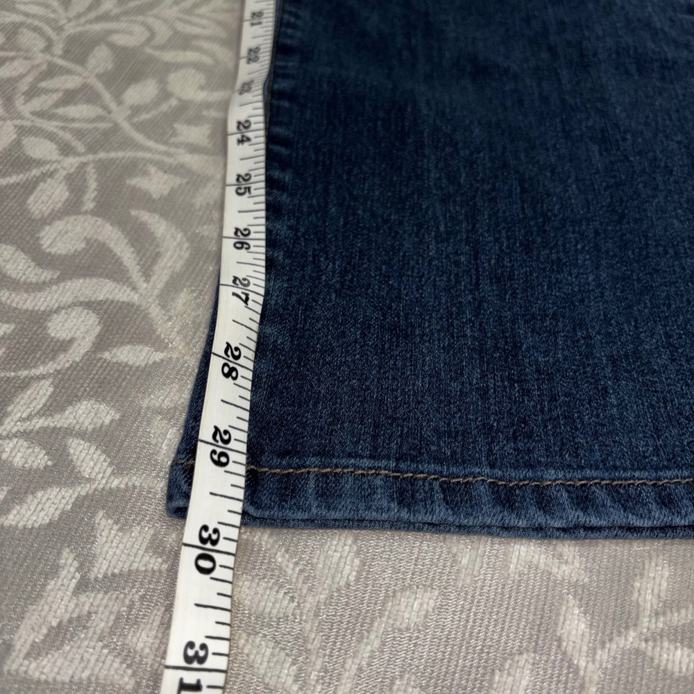 Bandolino Mandie Jeans Straight Leg Mid Rise Womens 14 (D15) - Picture 8 of 11